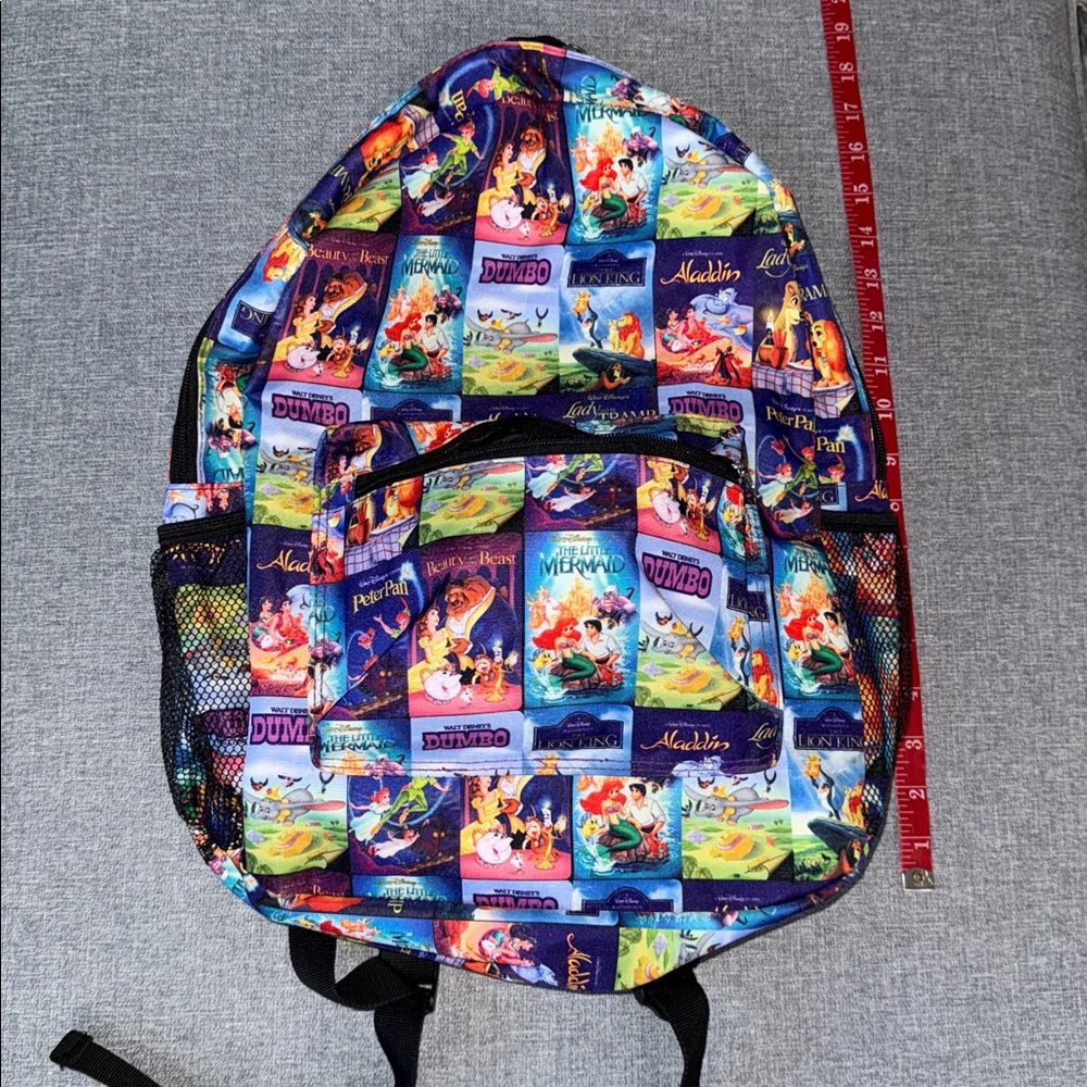 Colorful Disney Movie Poster Backpack